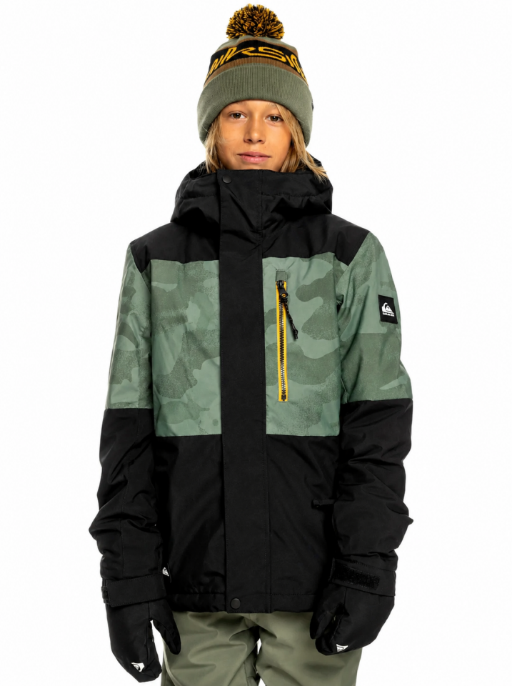Quiksilver Mission Printed Block 4-16 Yaş Çocuk Kayak/Snowboard Montu-EQBTJ03155