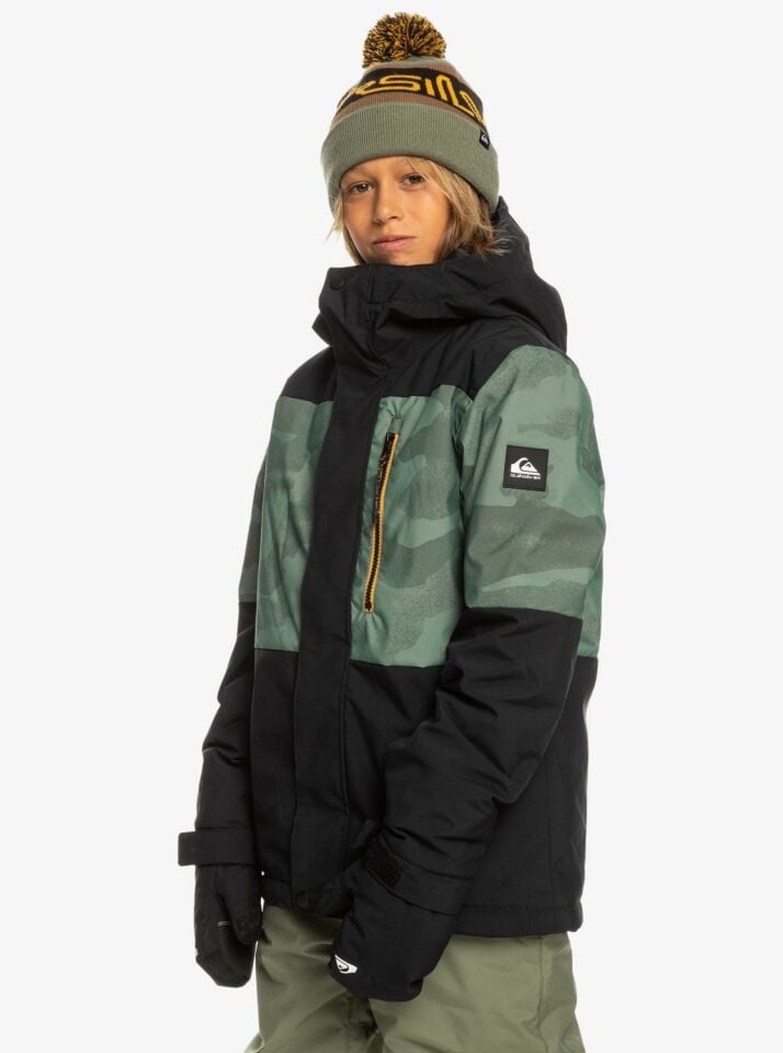 Quiksilver Mission Printed Block 4-16 Yaş Çocuk Kayak/Snowboard Montu-EQBTJ03155
