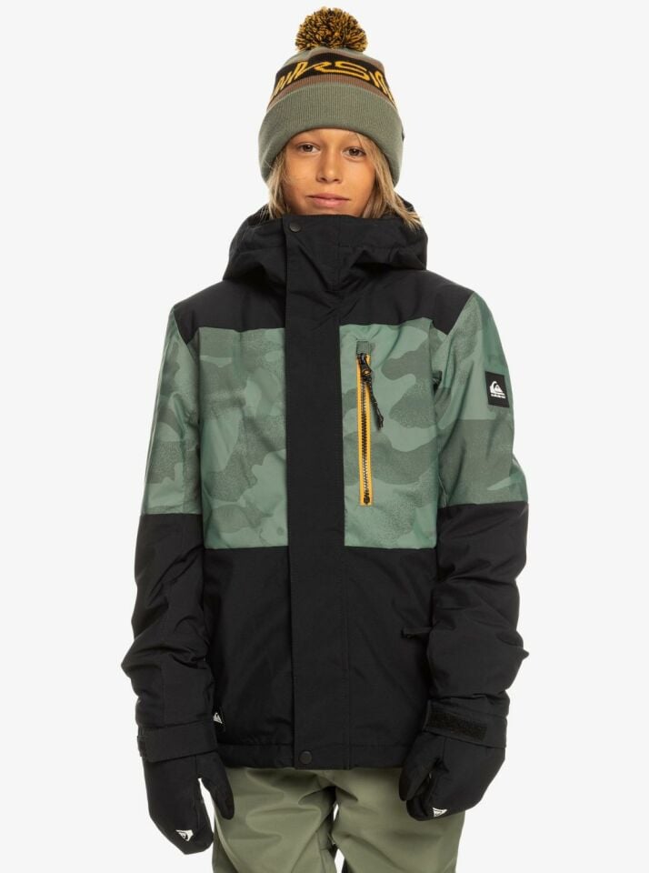 Quiksilver Mission Printed Block 4-16 Yaş Çocuk Kayak/Snowboard Montu-EQBTJ03155