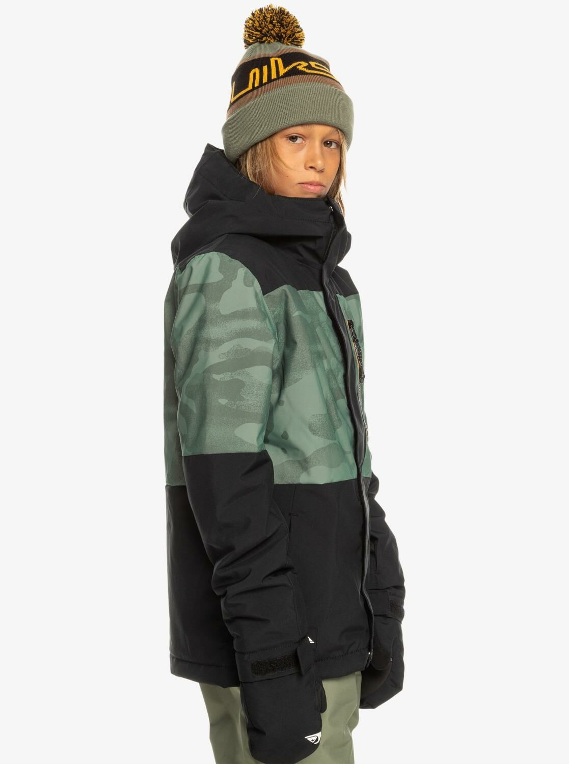 Quiksilver Mission Printed Block 4-16 Yaş Çocuk Kayak/Snowboard Montu-EQBTJ03155