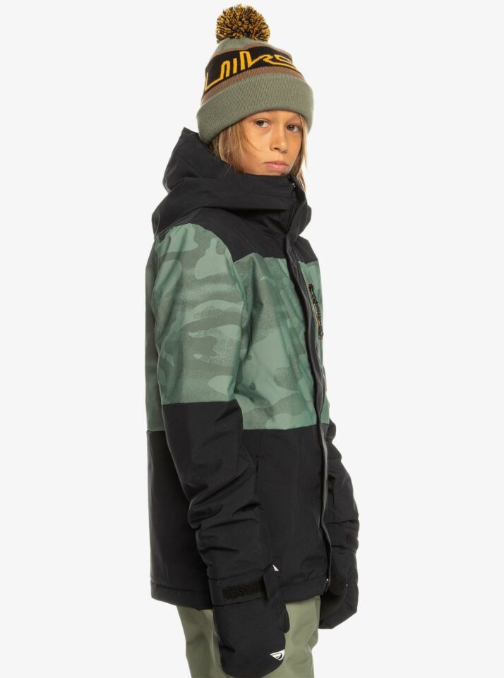 Quiksilver Mission Printed Block 4-16 Yaş Çocuk Kayak/Snowboard Montu-EQBTJ03155