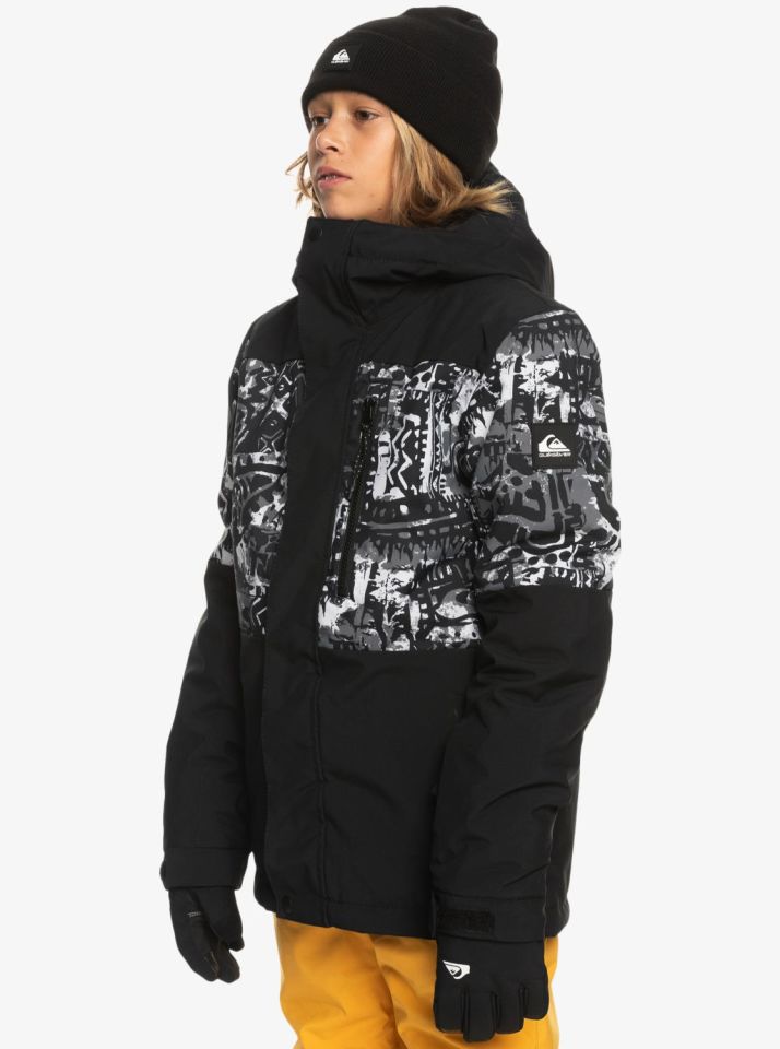 Quiksilver Mission Printed Block 4-16 Yaş Çocuk Kayak/Snowboard Montu-EQBTJ03155