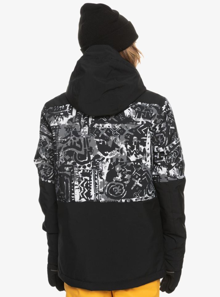 Quiksilver Mission Printed Block 4-16 Yaş Çocuk Kayak/Snowboard Montu-EQBTJ03155