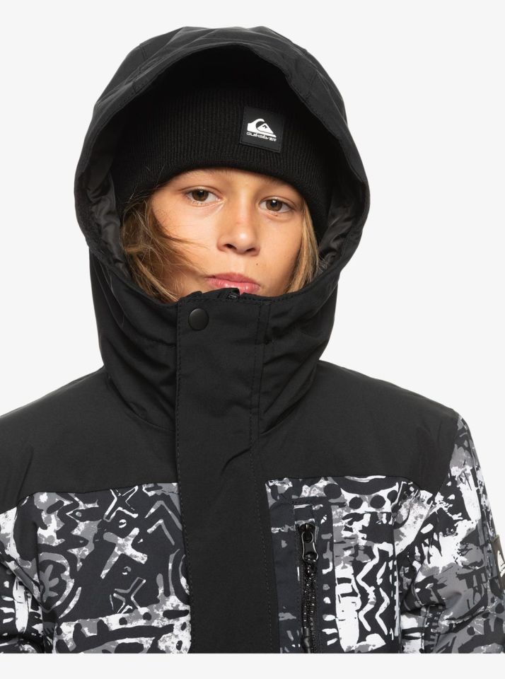Quiksilver Mission Printed Block 4-16 Yaş Çocuk Kayak/Snowboard Montu-EQBTJ03155