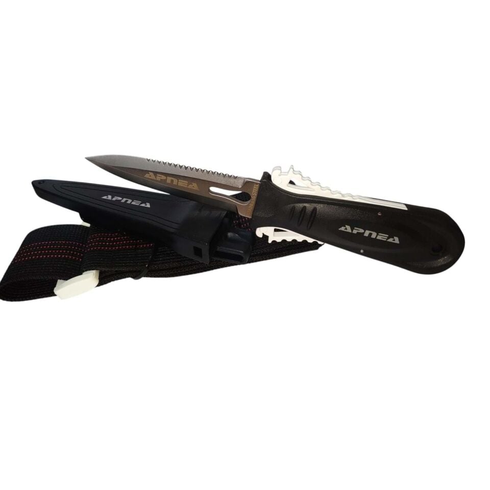 Apnea Attack 9cm Dalış Bıçağı Kol Bantlı Kakıçlı-PR14010015
