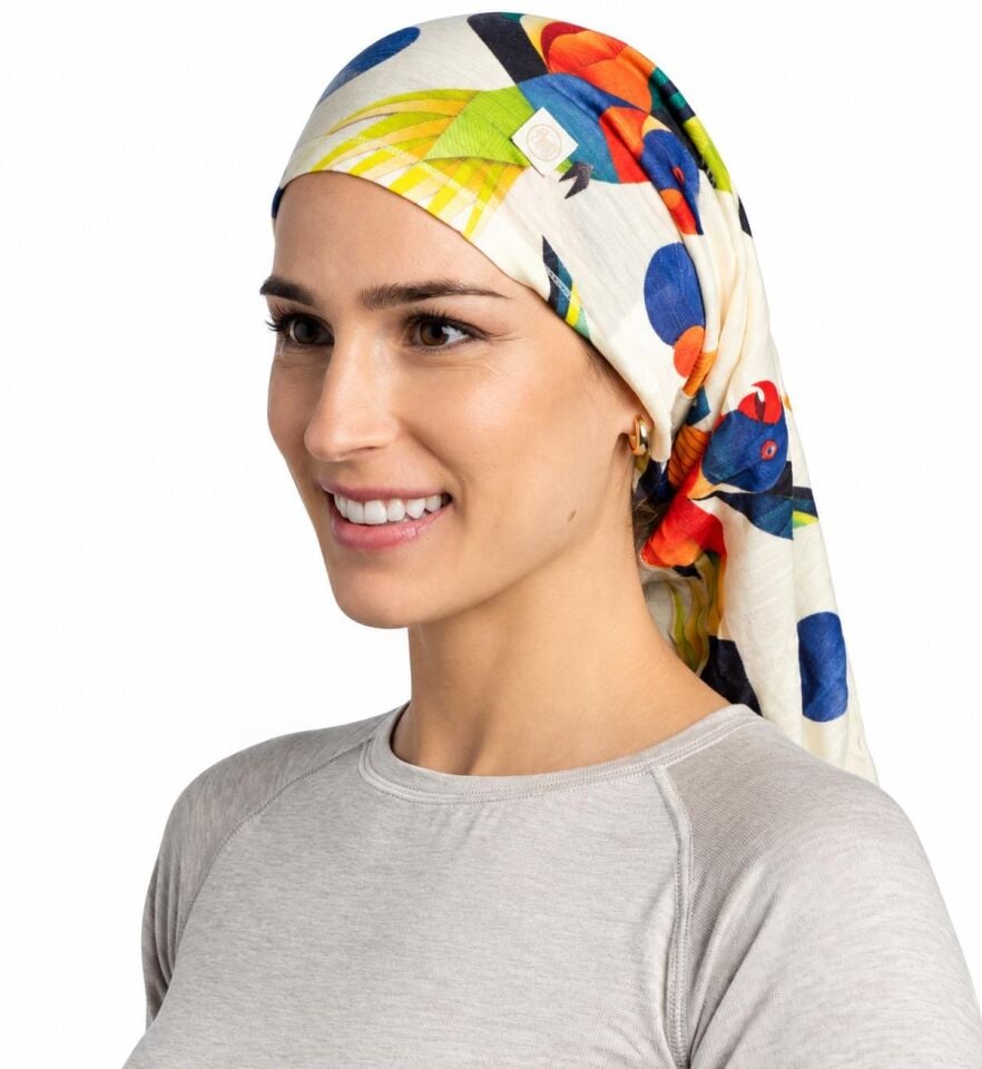 Buff Merino Lightweight Prints Mareck Boyunluk-139104.003