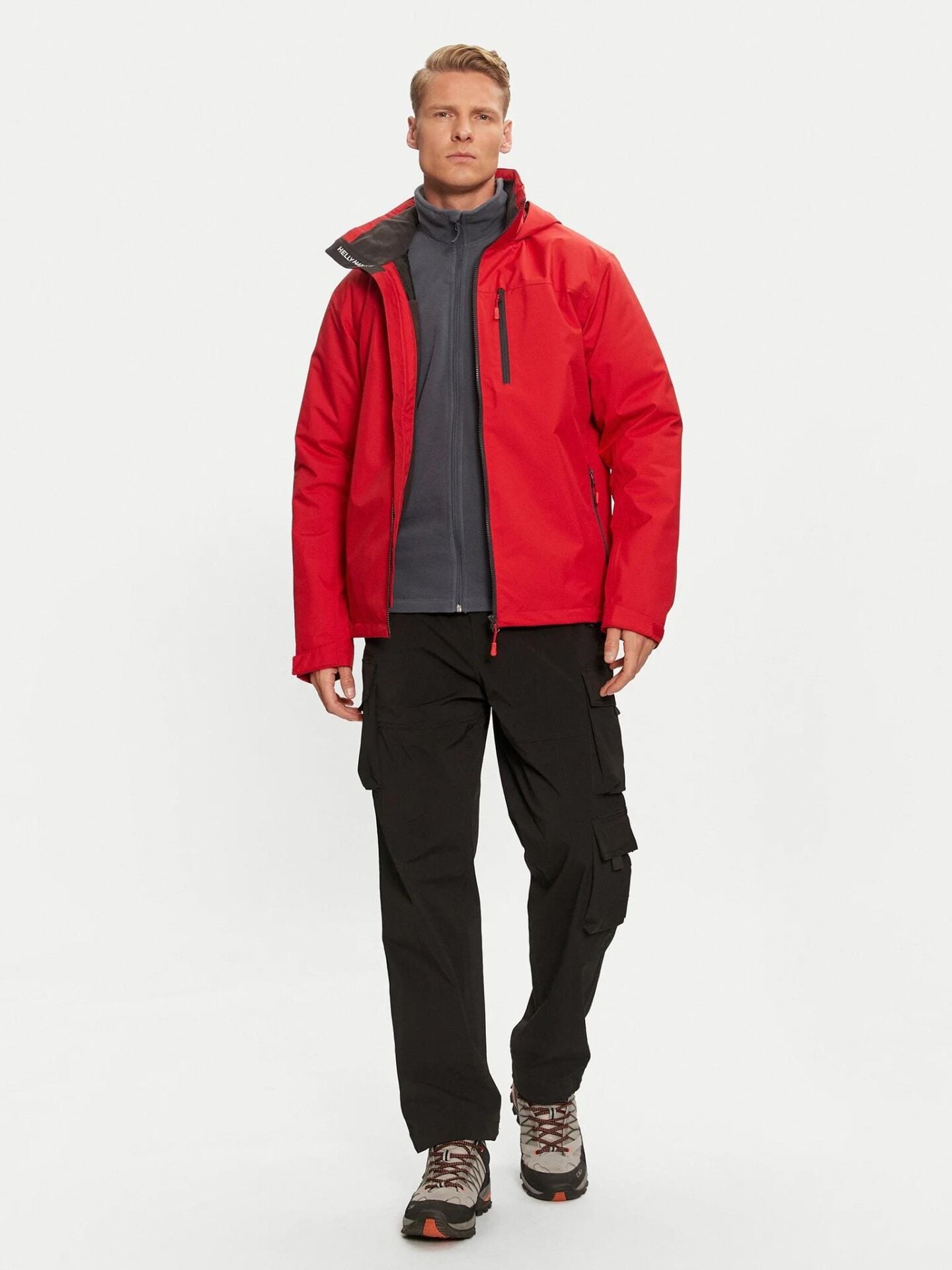 Helly Hansen Crew Hooded Midlayer Erkek Mont 2-HHA.34442