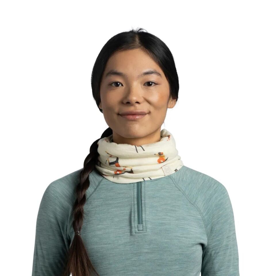Buff Merino Lightweight Prints Tinsu Boyunluk-138852.014