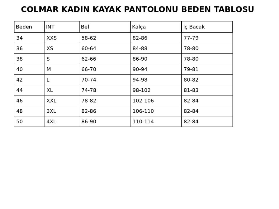 Colmar Modernity Kadın Kayak Pantolonu-CLM.0283R6XZ