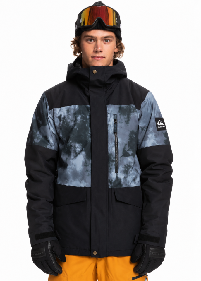 Quiksilver Msn Printed Block Erkek Kayak/Snowboard Montu-EQYTJ03339