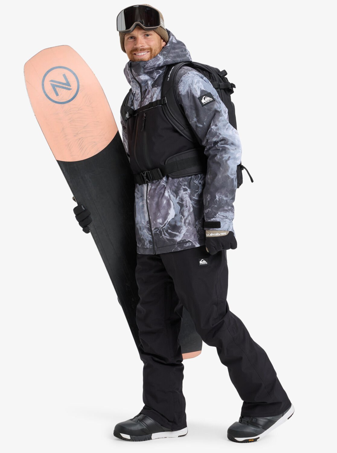 Quiksilver Sycamore Printed Erkek Kayak/Snowboard Montu-EQYTJ03514