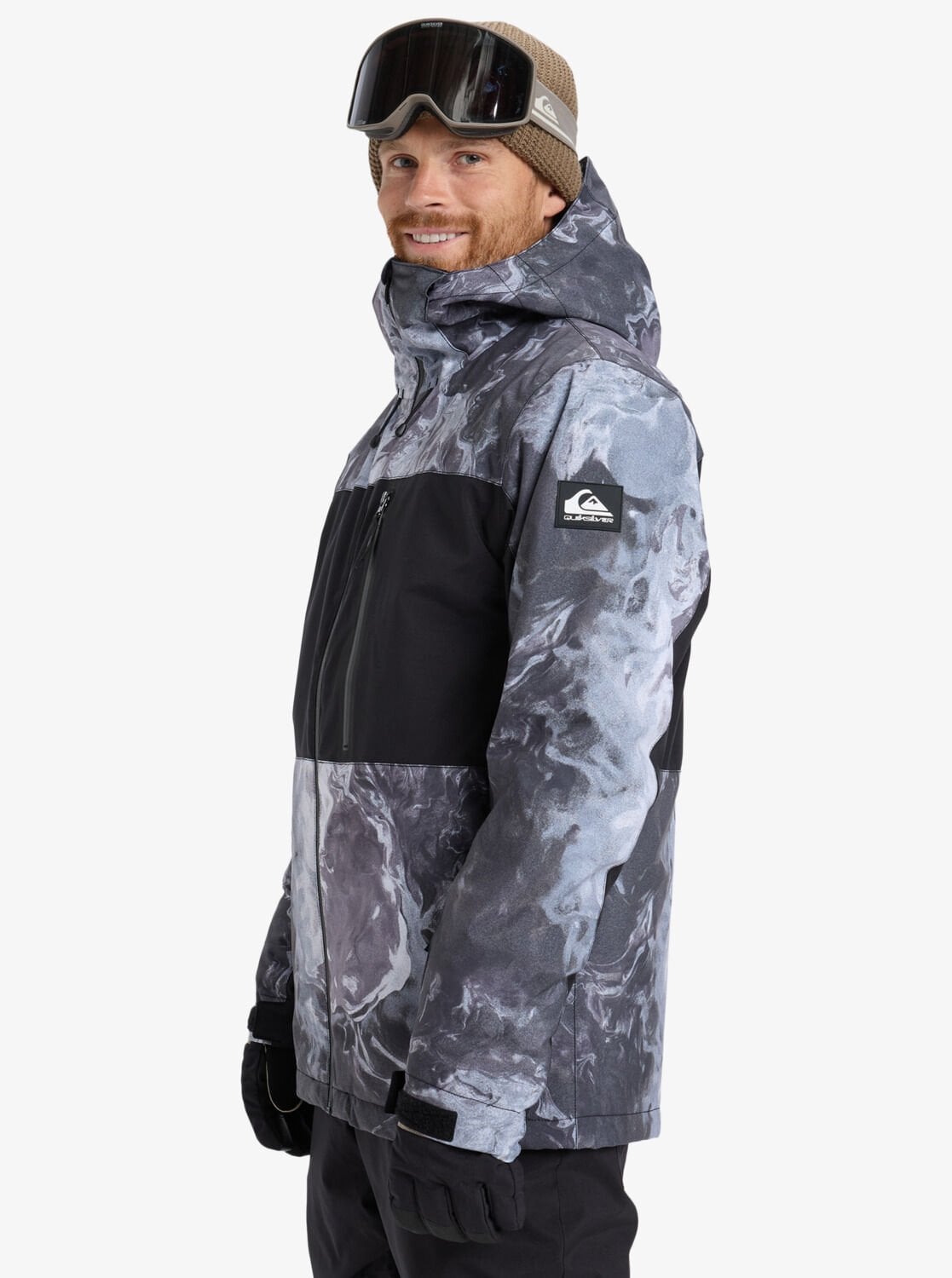 Quiksilver Sycamore Printed Erkek Kayak/Snowboard Montu-EQYTJ03514