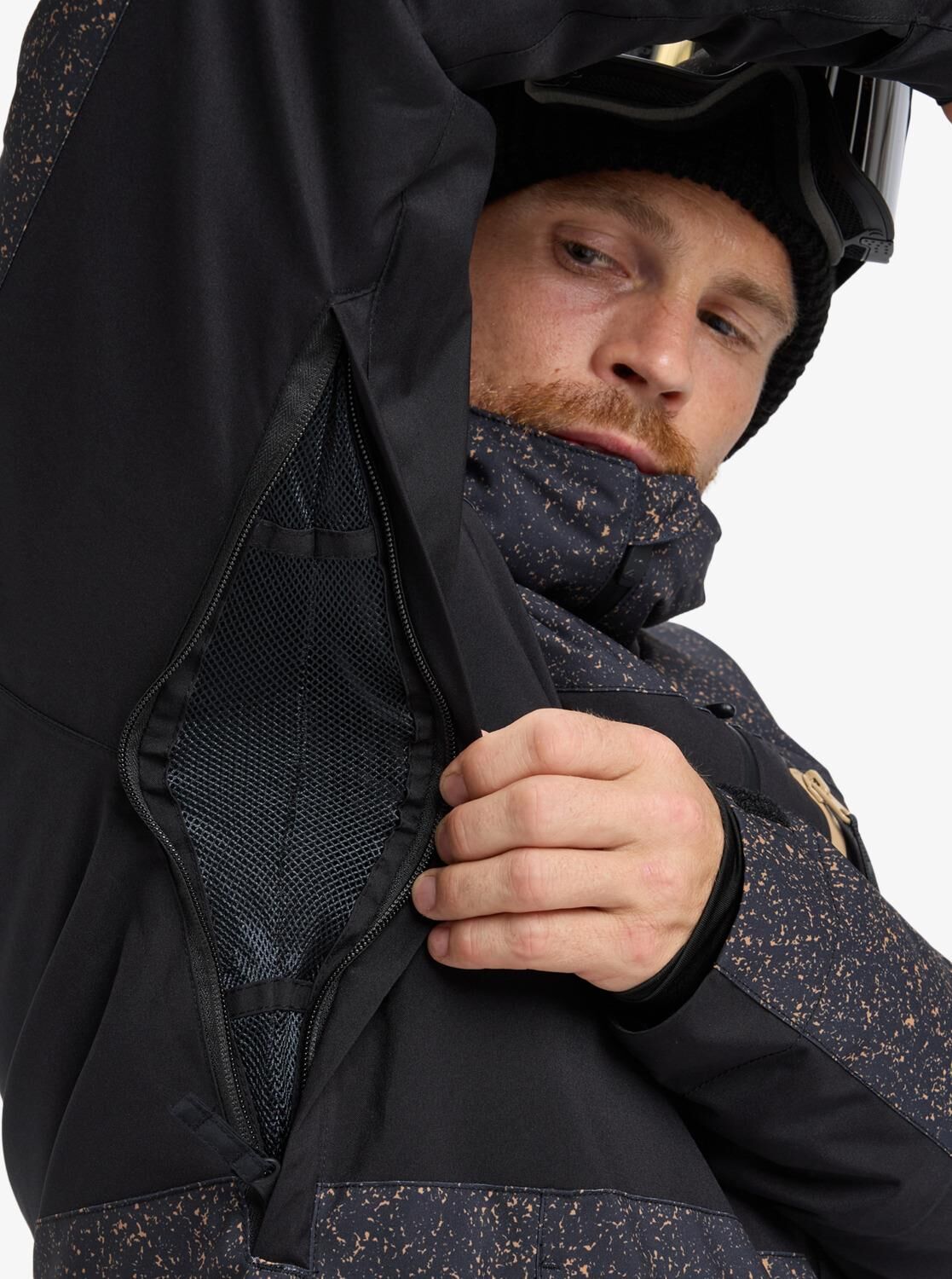 Quiksilver Sycamore Printed Erkek Kayak/Snowboard Montu-EQYTJ03514