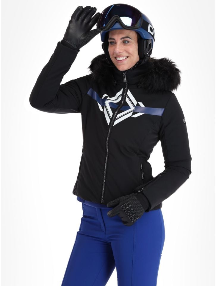 Poıvre Blanc W23-0800 Stretch Kadın Kayak Montu-POI.420145BLK