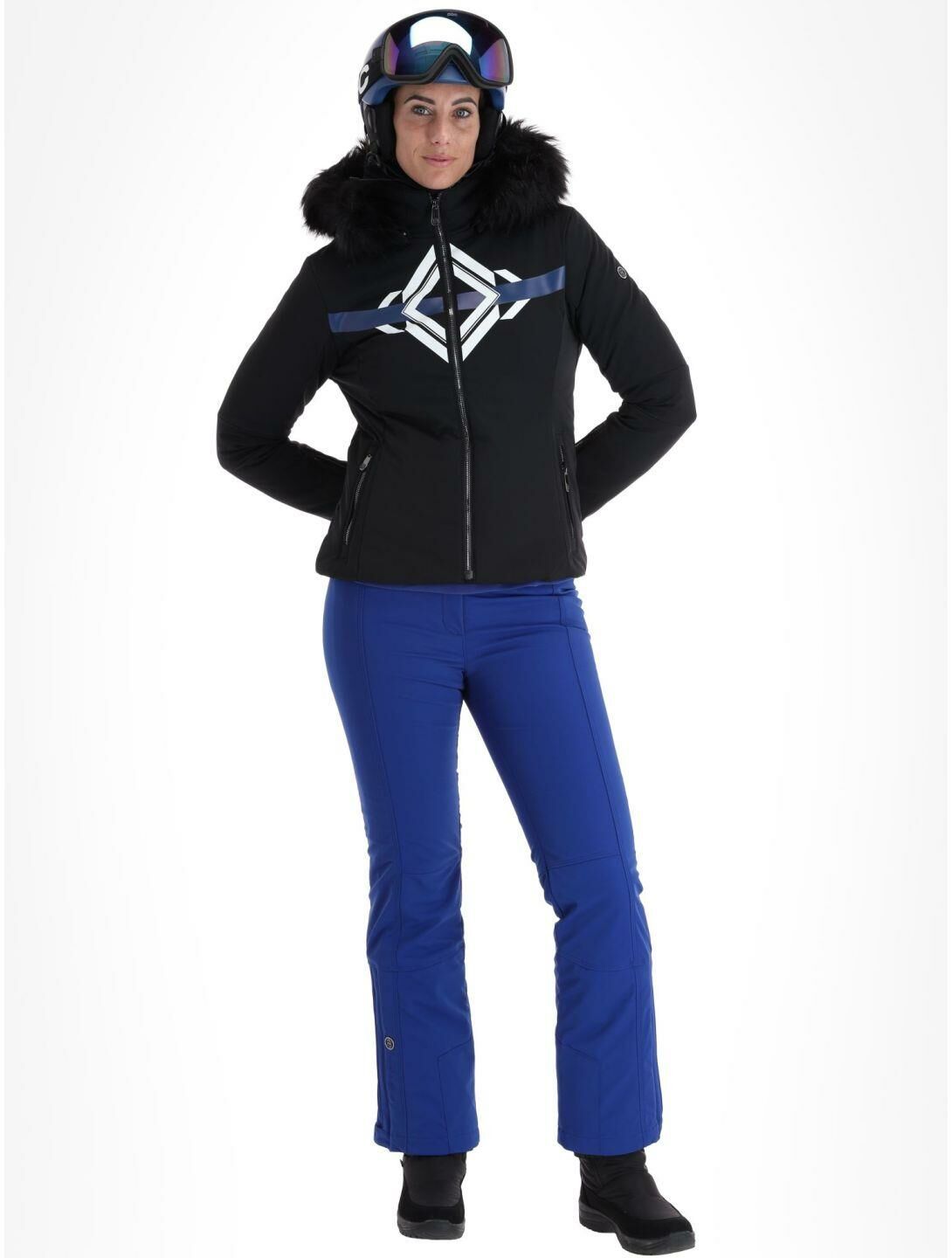 Poıvre Blanc W23-0800 Stretch Kadın Kayak Montu-POI.420145BLK
