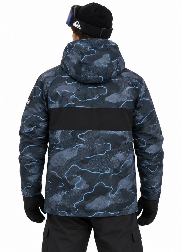 Quiksilver Mission Printed Block Erkek Kayak/Snowboard Montu-GQYTJ03000