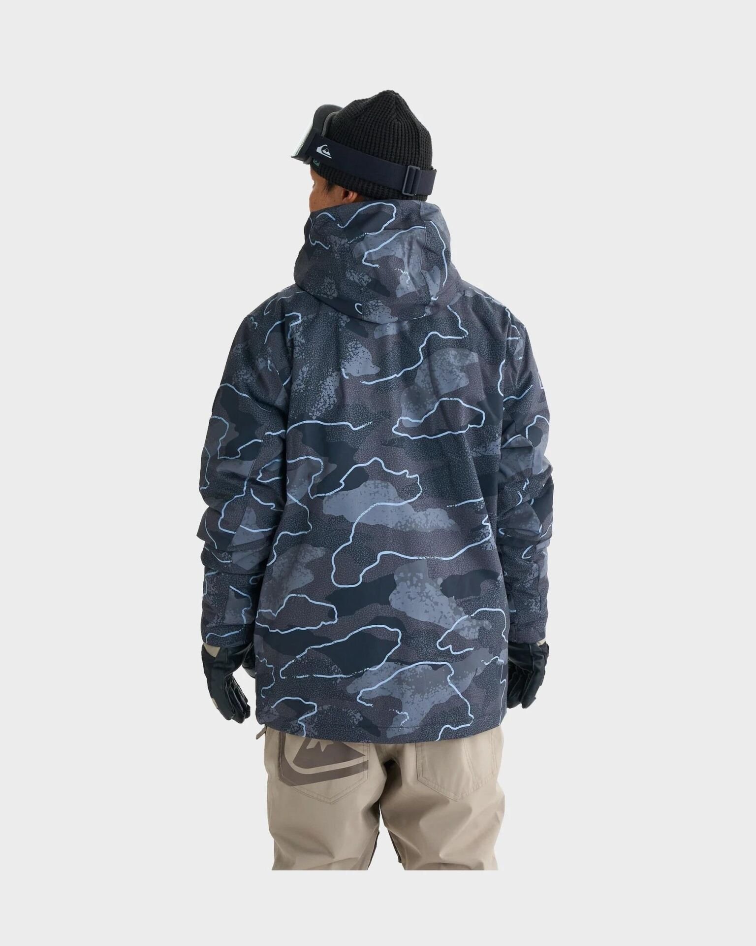 Quiksilver Mission Printed Block Erkek Kayak/Snowboard Montu-GQYTJ03000